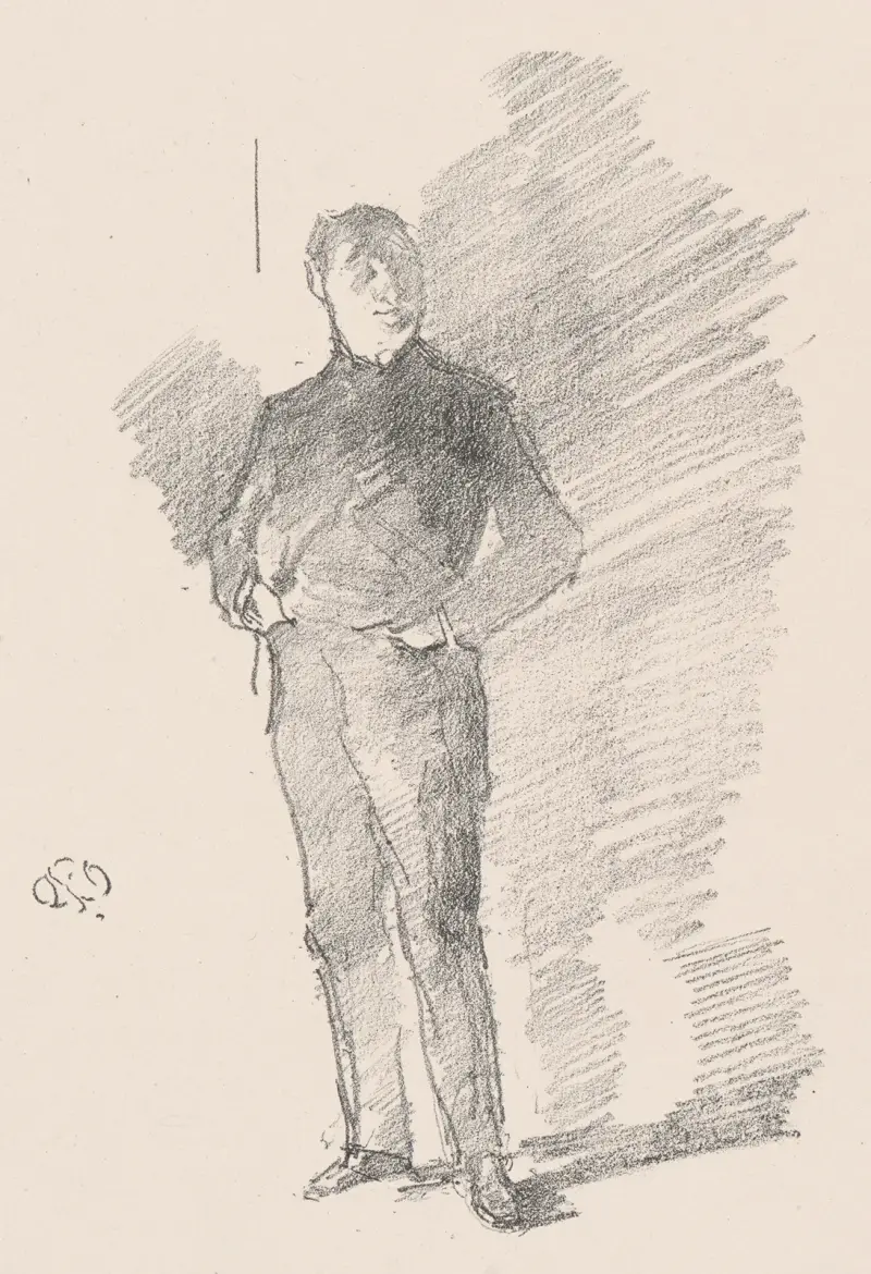 Porträtt av Thomas Way nr 2 av James Abbott McNeill Whistler