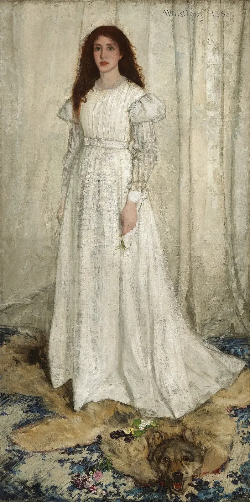 Symphonie in Weiß, Nr. 1 – Das weiße Mädchen von James Abbott McNeill Whistler