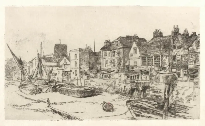 Adam und Eva, Old Chelsea von James Abbott McNeill Whistler