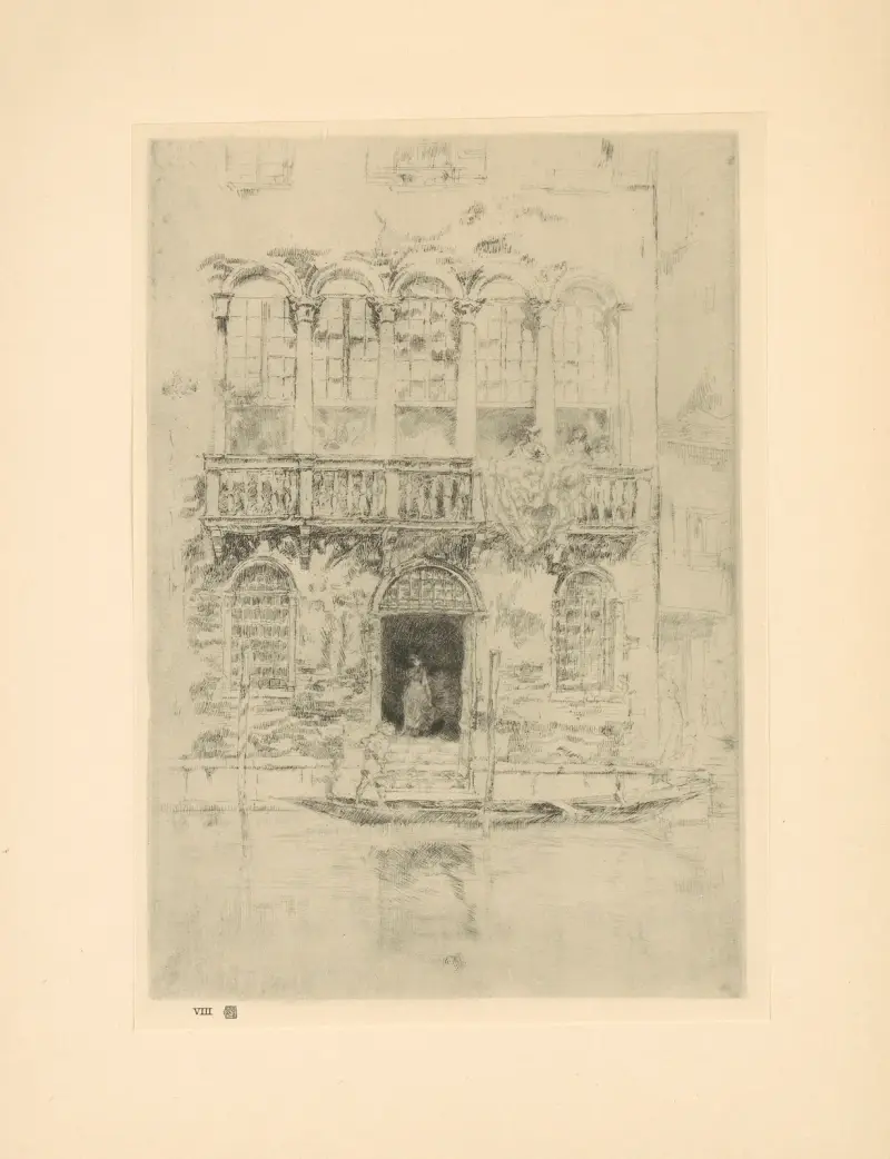 The Balcony – nr 1 av James Abbott McNeill Whistler