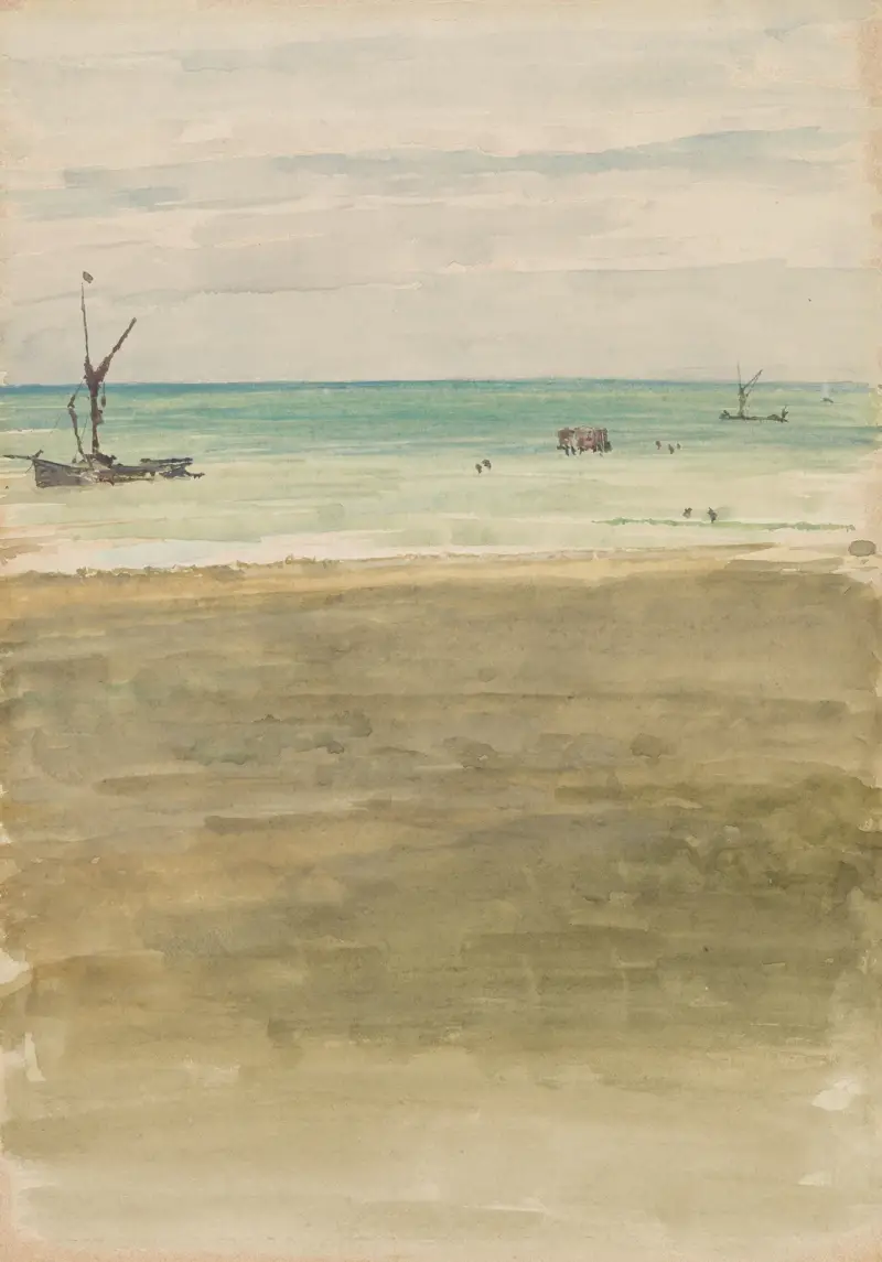 The Bathers av James Abbott McNeill Whistler