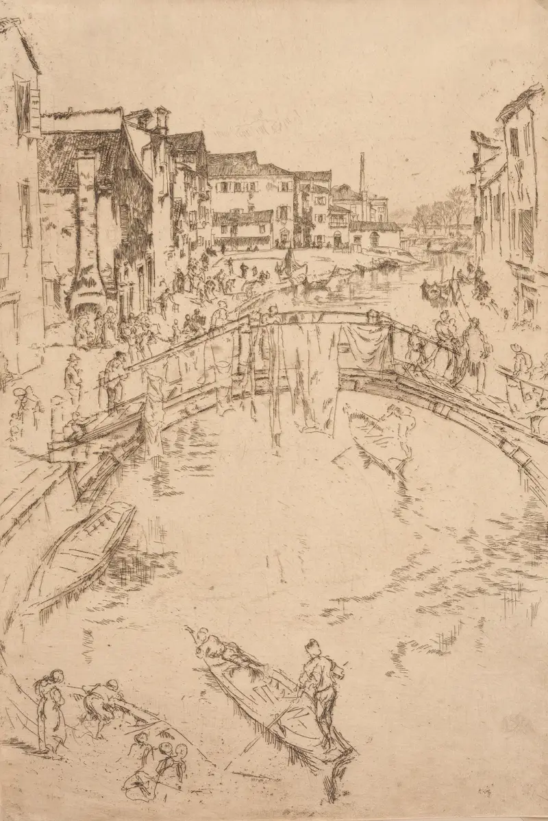 The Bridge av James Abbott McNeill Whistler