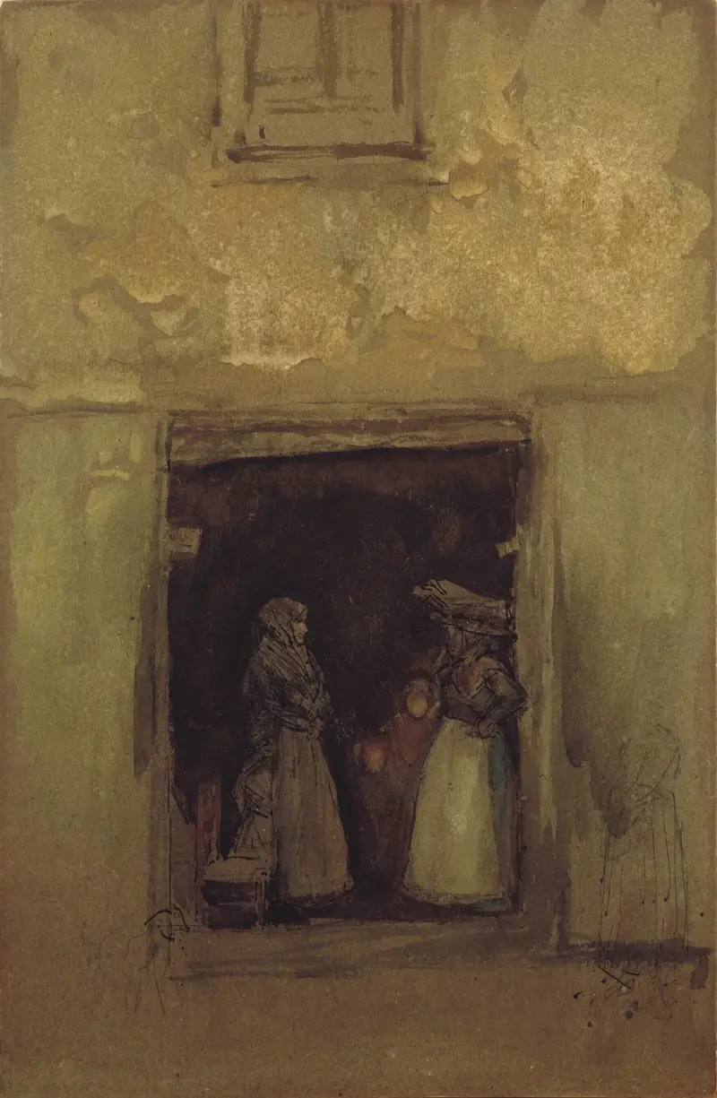 Der Klatsch von James Abbott McNeill Whistler