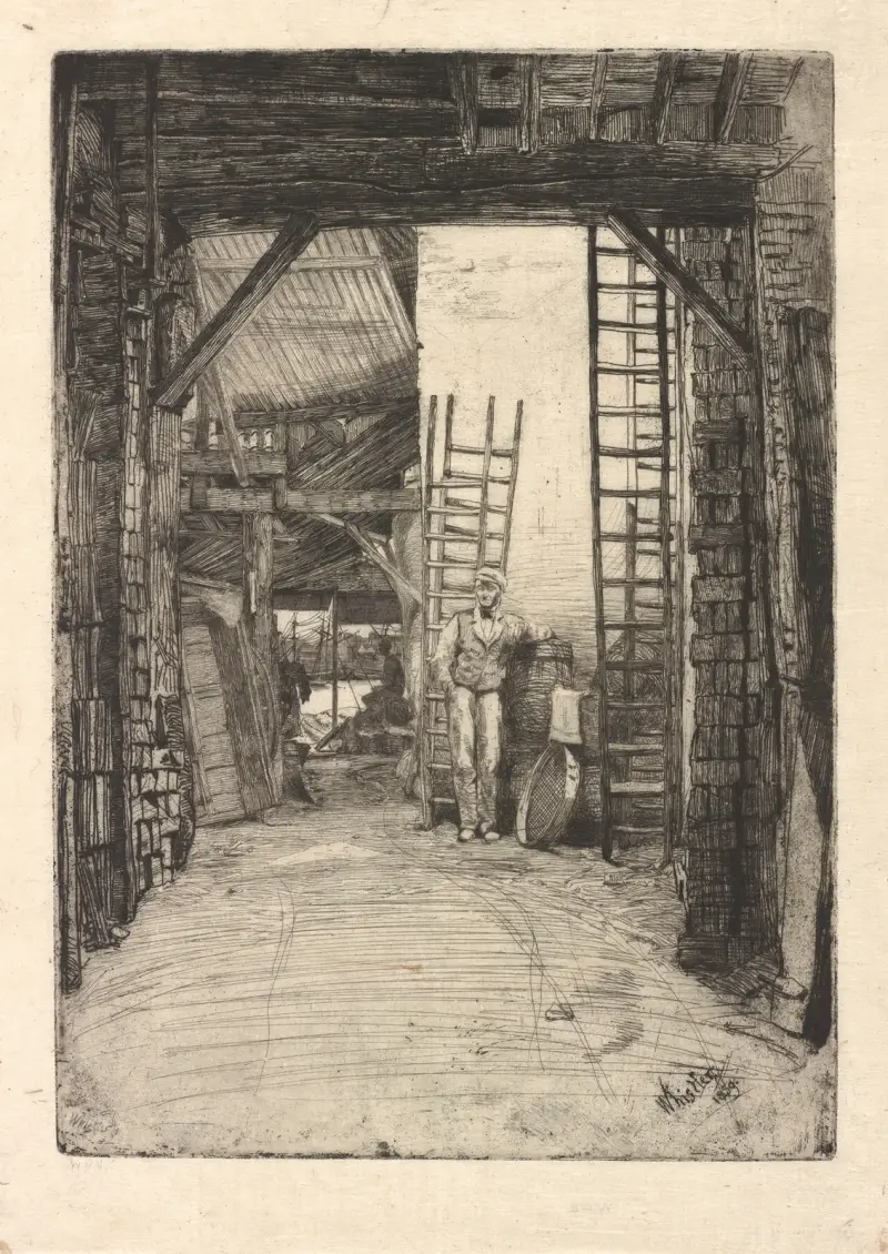 The Lime-Burner, 1859 – nr 1 av James Abbott McNeill Whistler