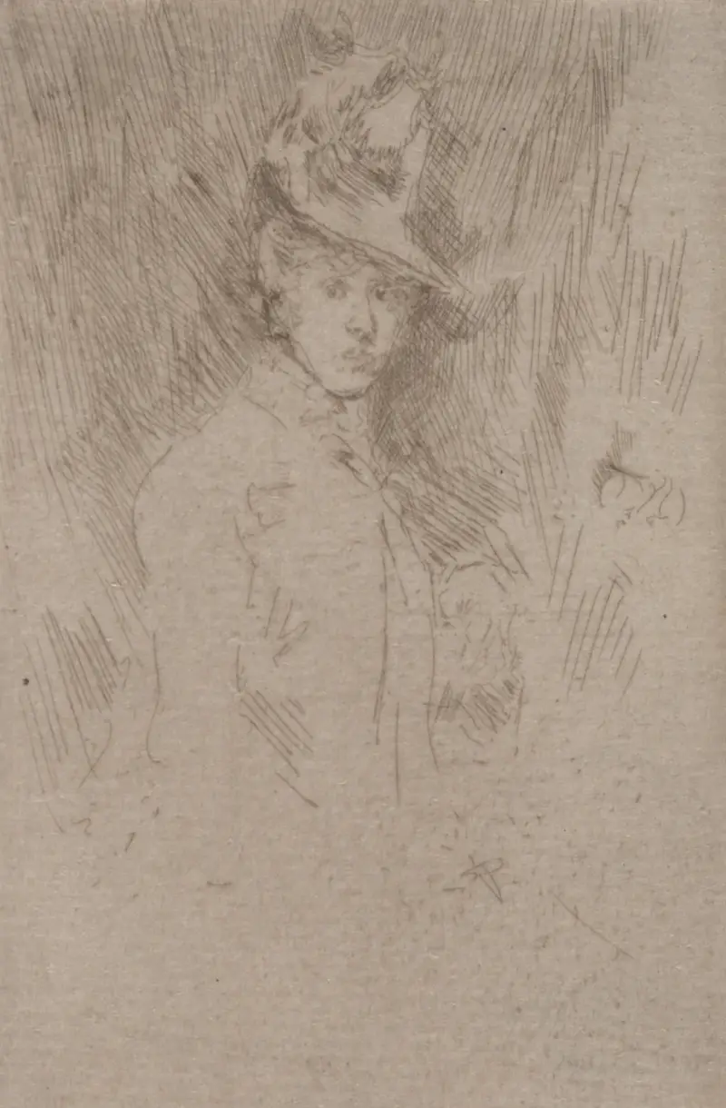The Little Hat av James Abbott McNeill Whistler