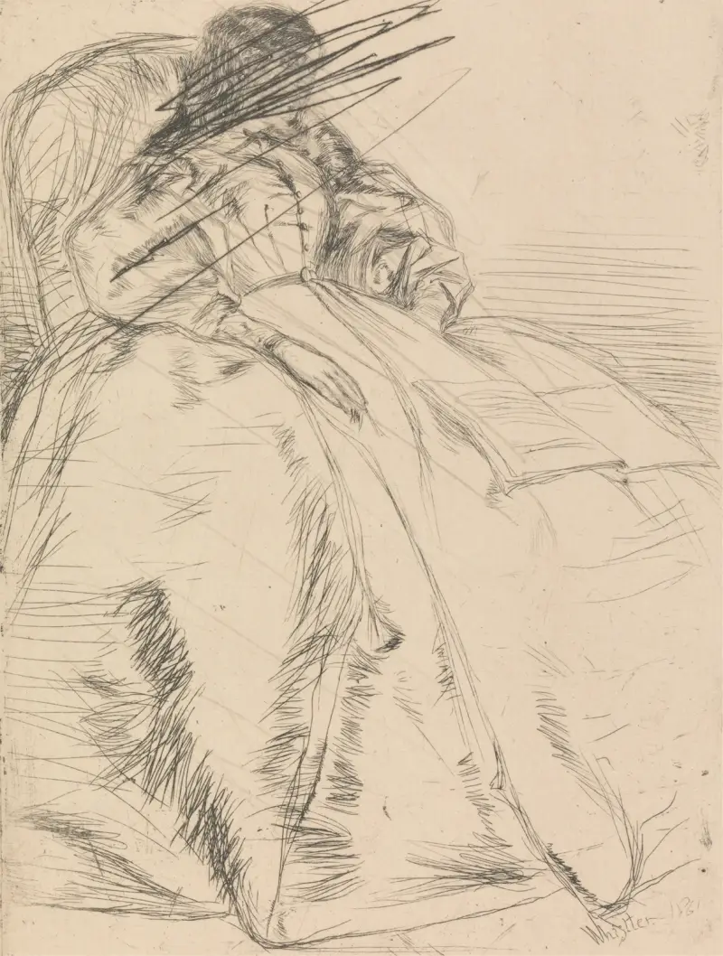 The Open Book av James Abbott McNeill Whistler