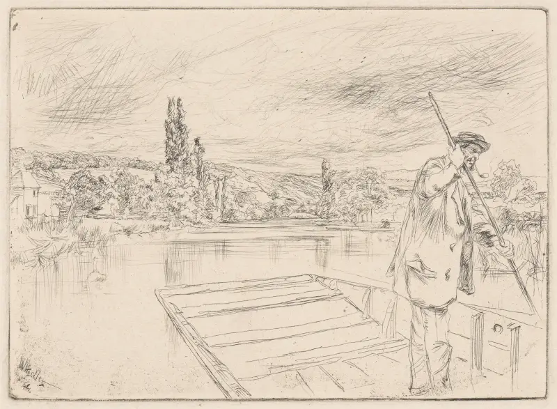 The Punt av James Abbott McNeill Whistler