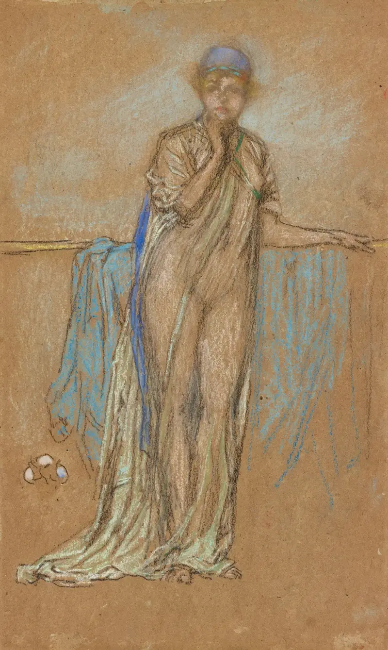 The Purple Cap – nr 1 av James Abbott McNeill Whistler