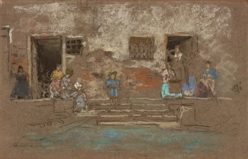 The Steps av James Abbott McNeill Whistler