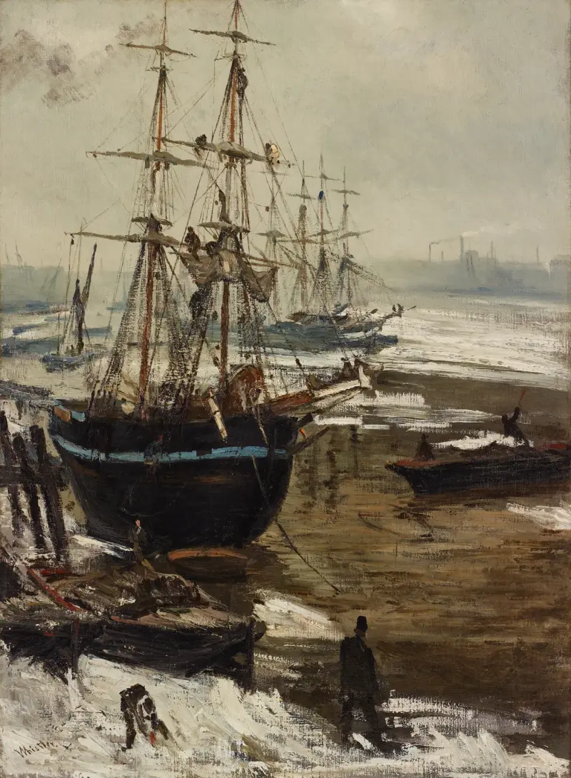 Tamiza w lodzie, James Abbott McNeill Whistler