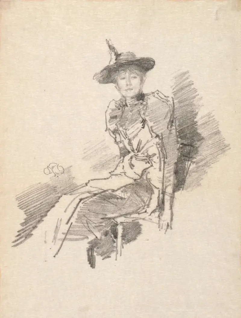 The Winged Hat, 1890 – nr 2 av James Abbott McNeill Whistler