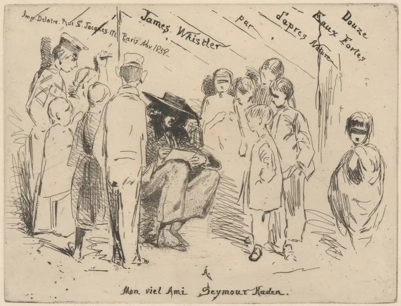 Titel till franska serien av James Abbott McNeill Whistler