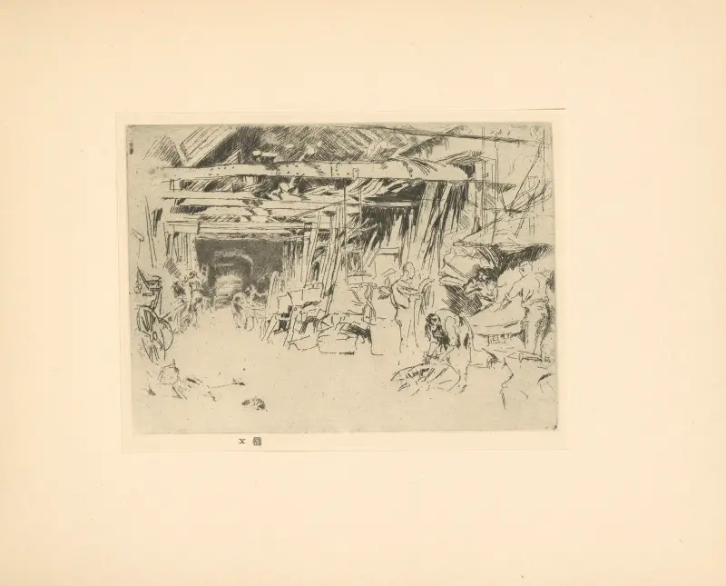 Wheelwright – nr 1 av James Abbott McNeill Whistler