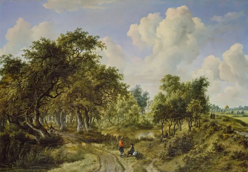 Waldlandschaft, 1663 – Nr. 1 von Meindert Hobbema