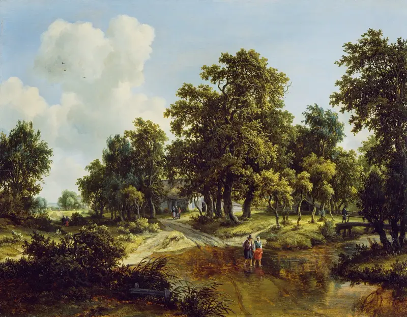 I utkanten av en skog av Meindert Hobbema