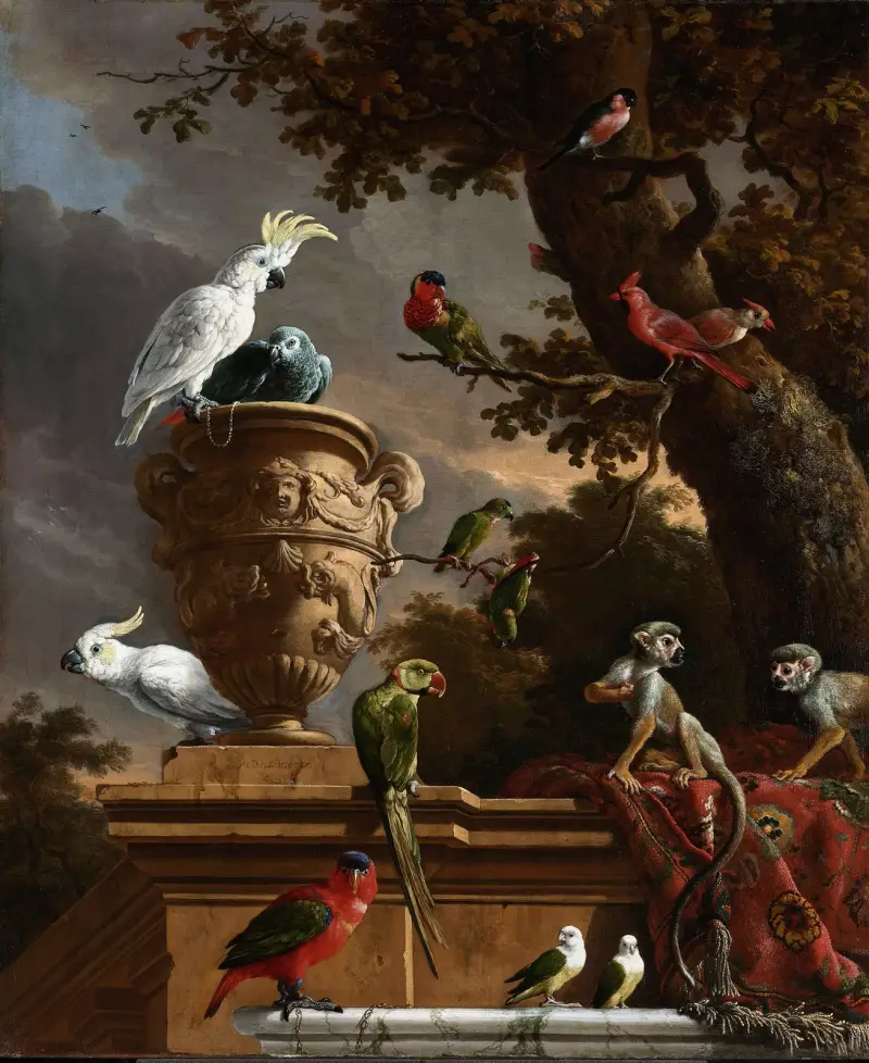 Die Menagerie von Melchior d'Hondecoeter