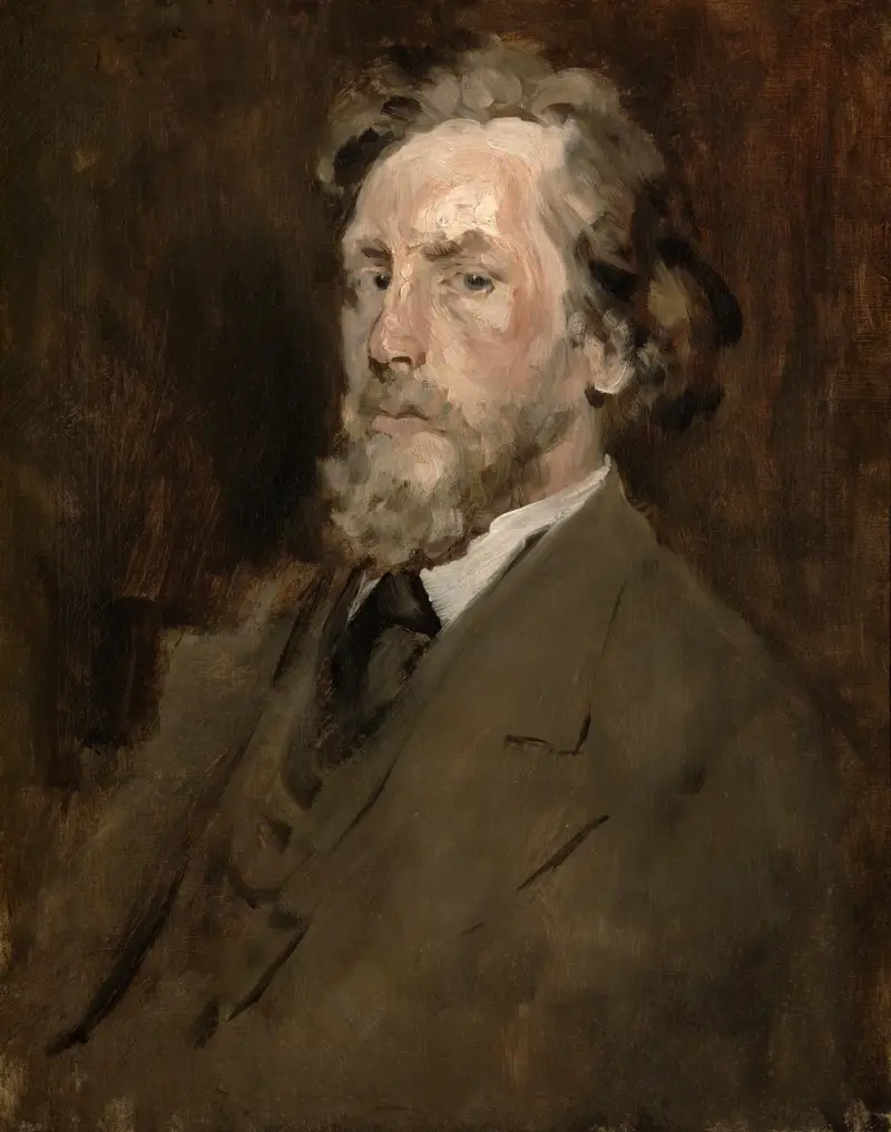 Porträtt av en man av William Merritt Chase
