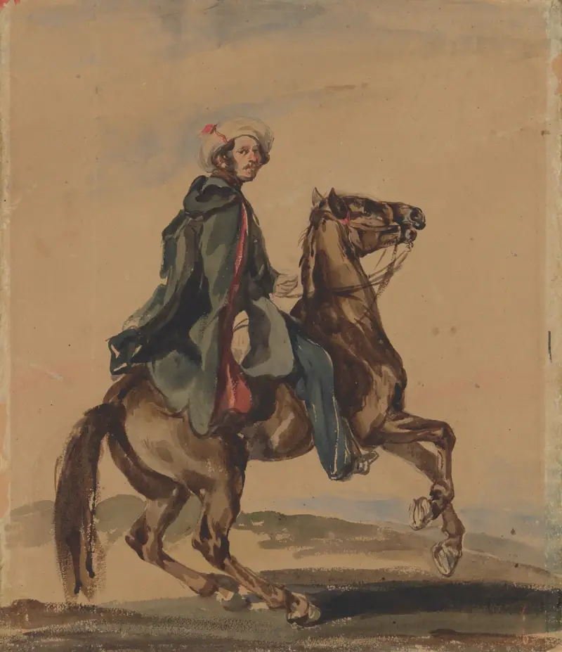 Portret własny artysty av Piotr Michałowski