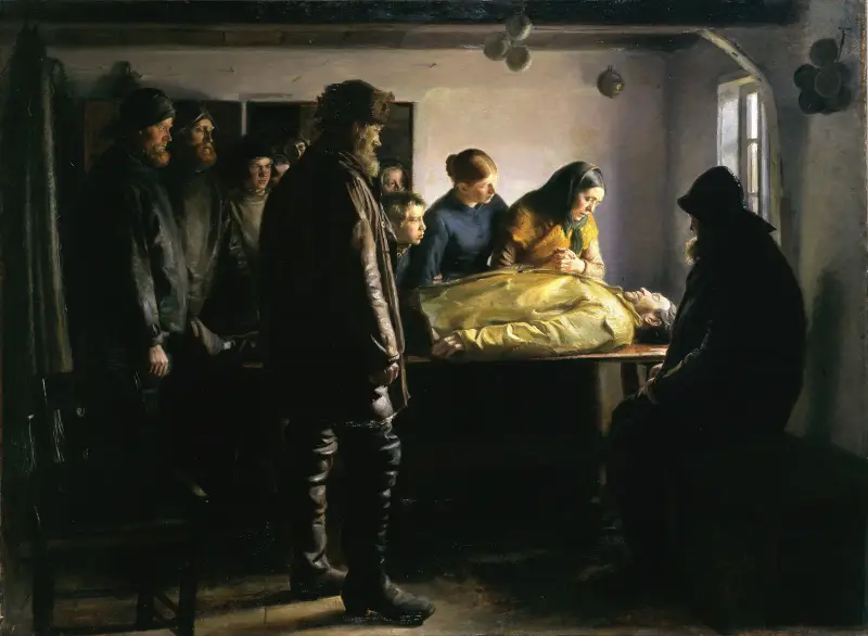 Den druknede av Michael Ancher