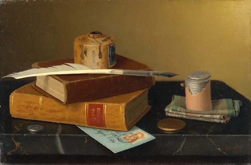 Stół bankiera, William Michael Harnett