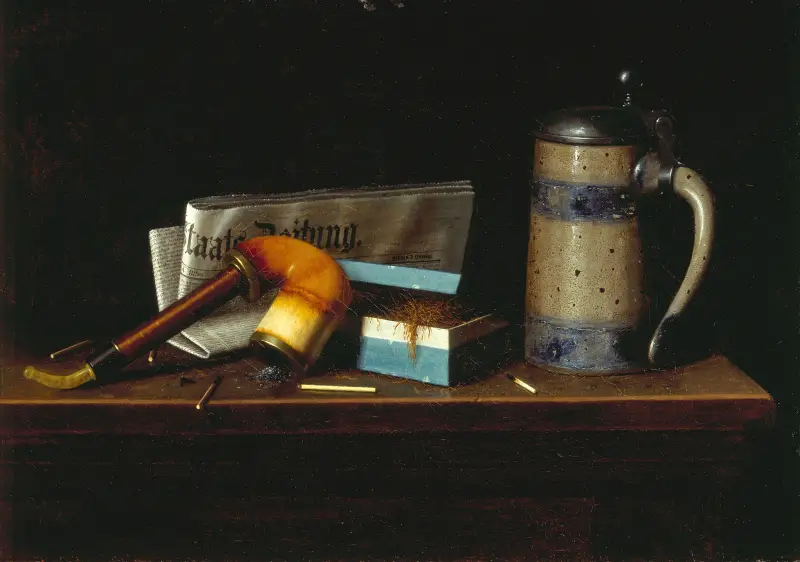 S Staats Zeitung, 1890, William Michael Harnett