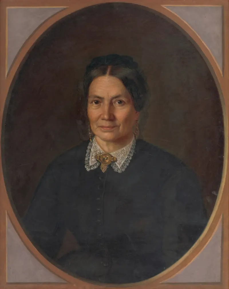 Porträt einer Dame von Peter Michal Bohúň