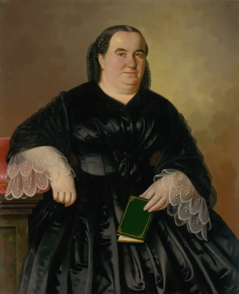 Porträt von Johana Zmeškalová (geborene Hámos) von Peter Michal Bohúň