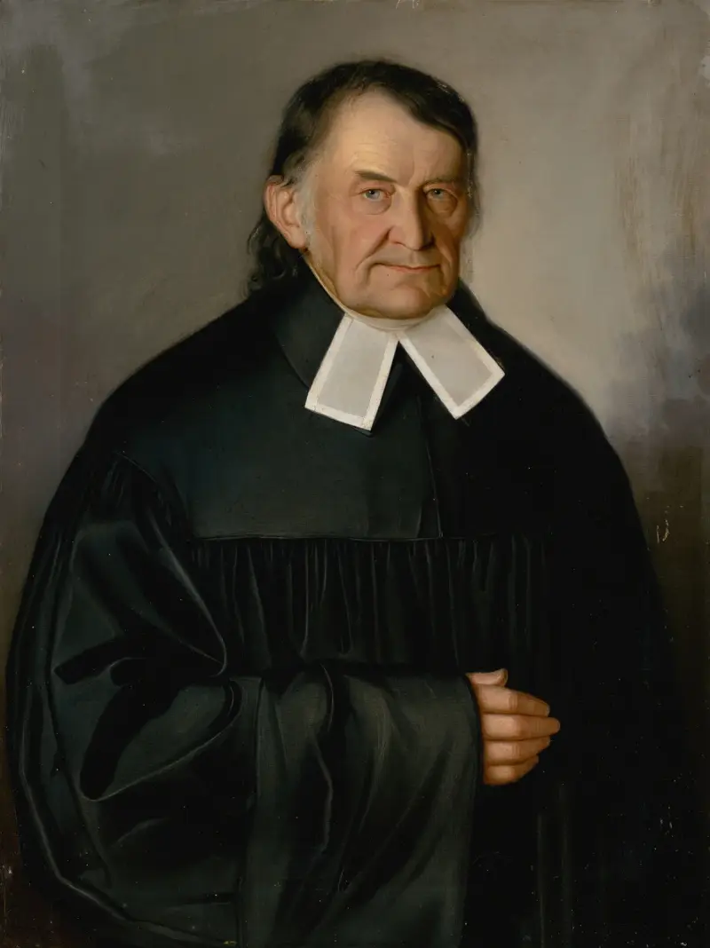 Porträtt av Samuel Renss (omkring 1849) av Peter Michal Bohúň