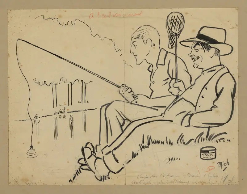 A l’entraînement av Mich (Michel Liebeaux)