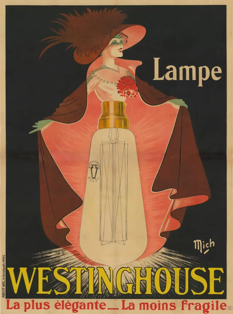 Westinghouse-Lampe, die eleganteste, die am wenigsten zerbrechliche von Mich (Michel Liebeaux)