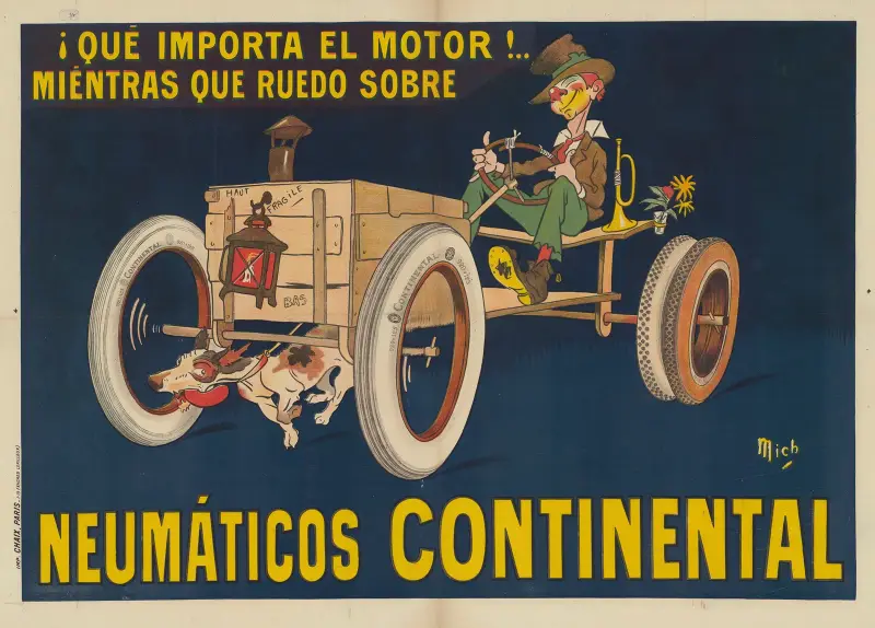 Qu’importe le motor!.. Miéntras que ruedo sobre neumáticos Continental av Mich (Michel Liebeaux)