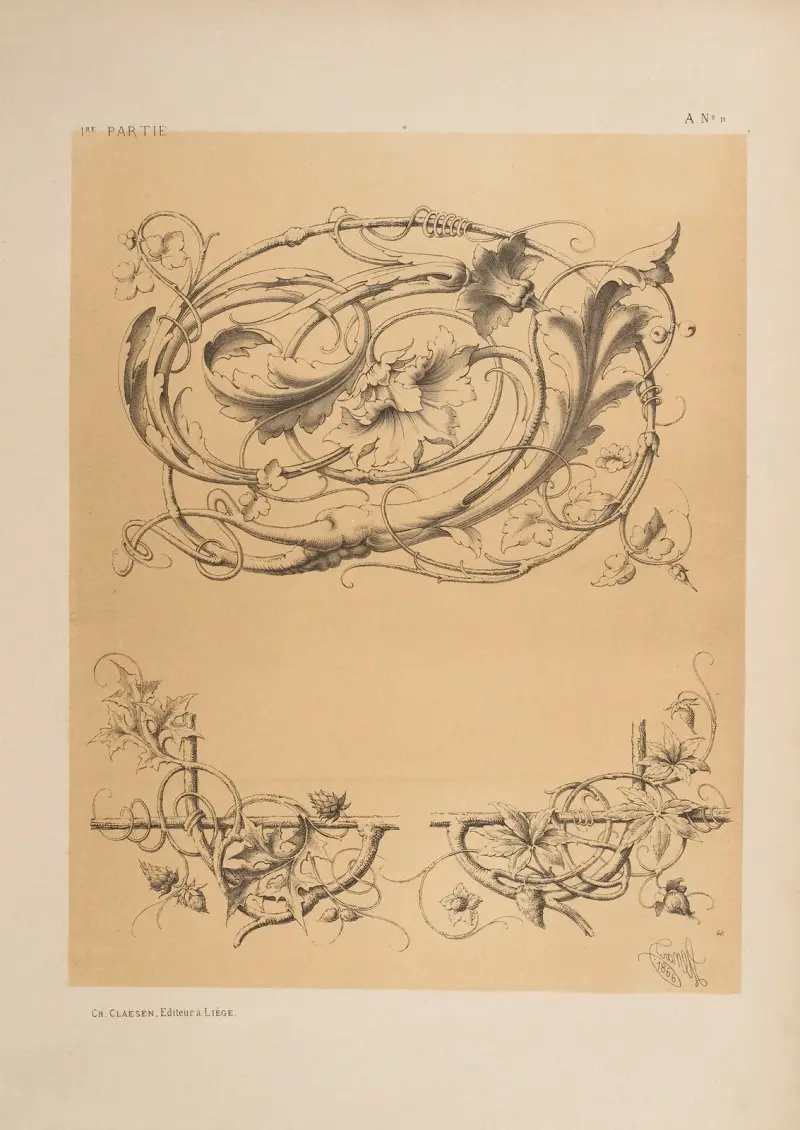Fleurons; manière allemande av Michel Liénard