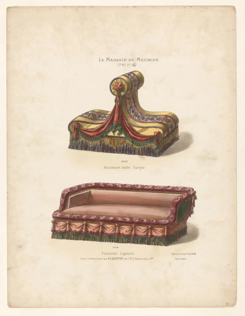 Boudeuse bébé Turque ; Pommier Ligaturé von Victor Léon Michel Quétin