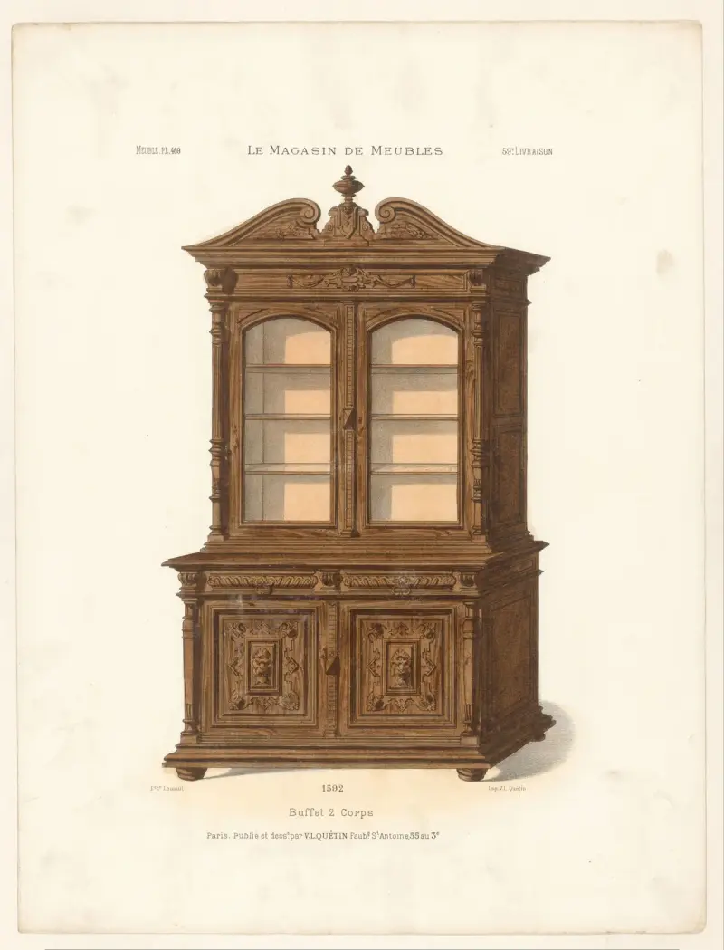Buffet 2 Corps av Victor Léon Michel Quétin