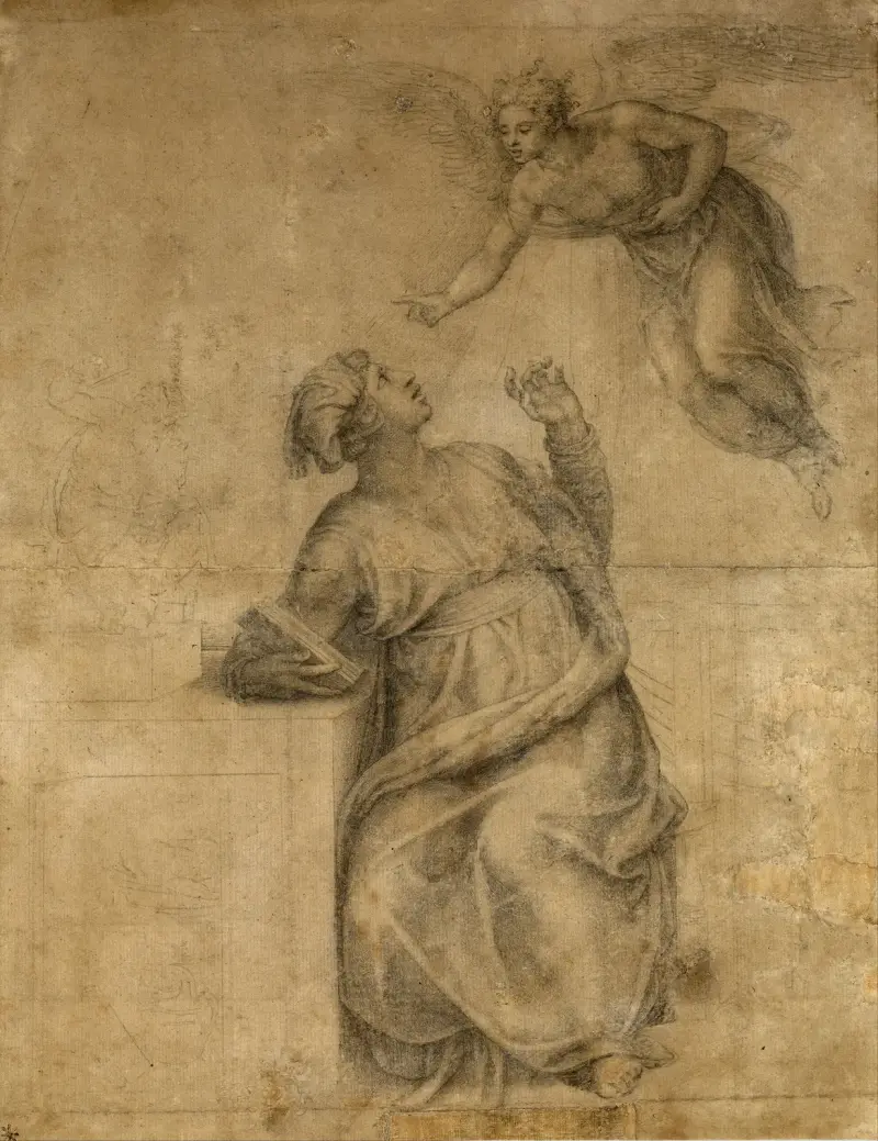 Bebådelsen av Michelangelo