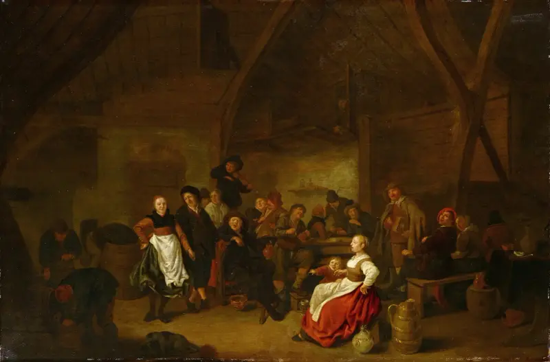Krogscen von Jan Miense Molenaer