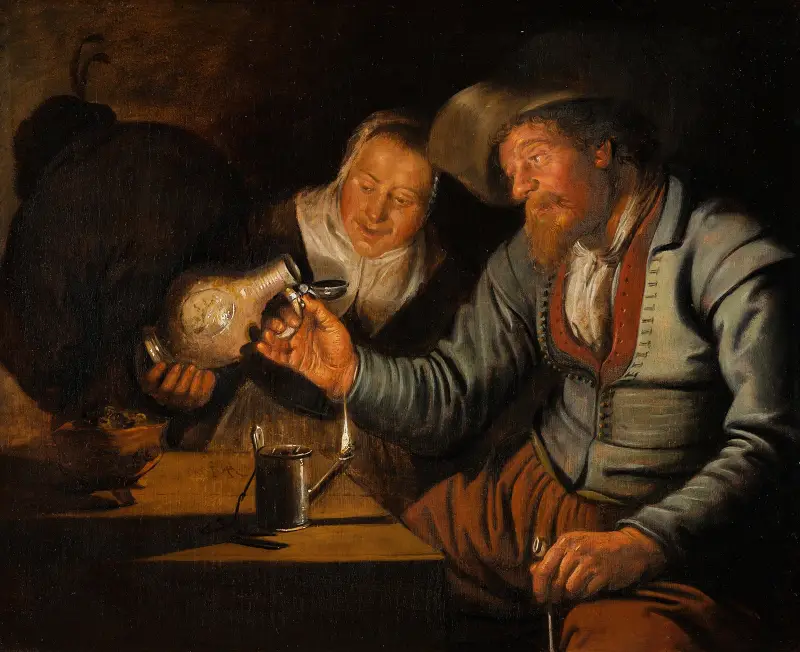 Pięć zmysłów, wzrok, Jan Miense Molenaer