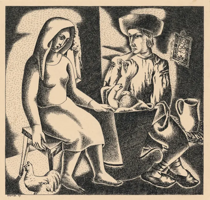 Slovak family av Mikuláš Galanda