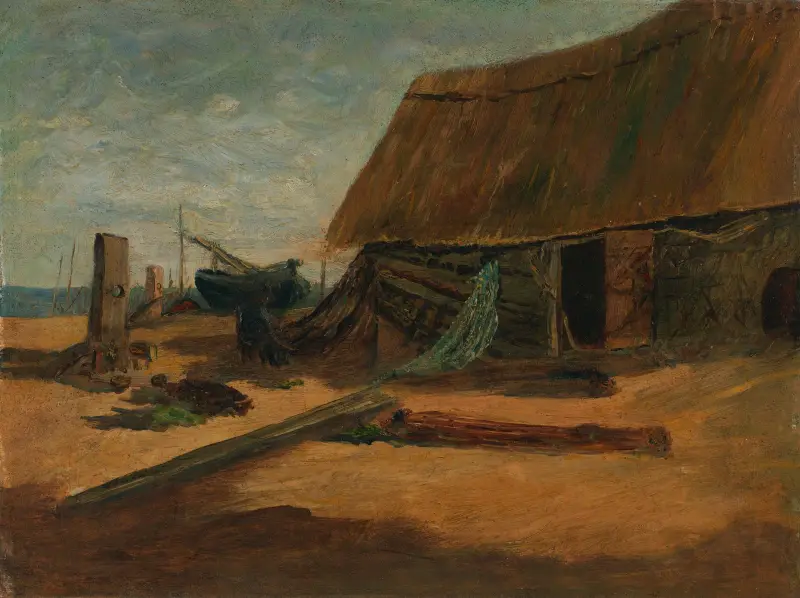 Rybářské boudy, Edward Mitchell Bannister