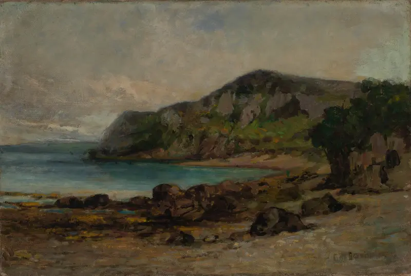 Klippor vid Newport, Edward Mitchell Bannister