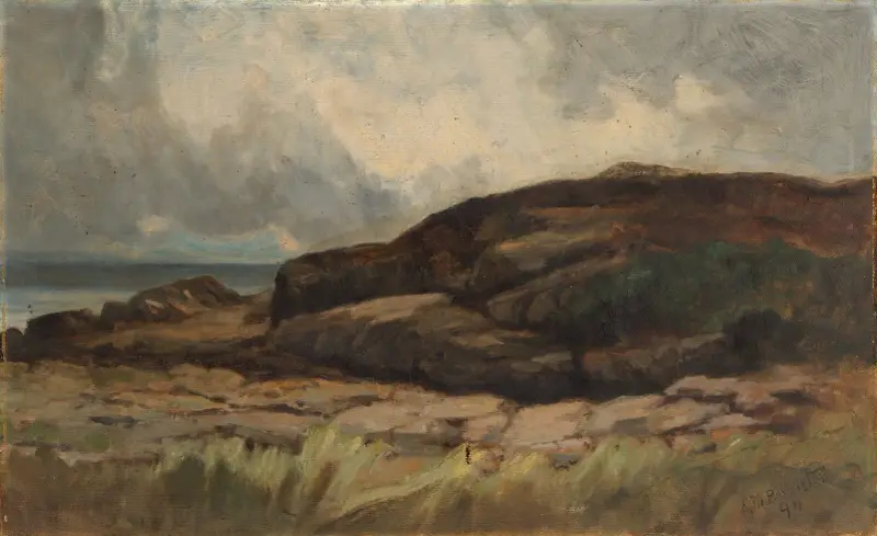 Bez tytułu (krajobraz ze skałami), 1894 – Nr. 1, Edward Mitchell Bannister