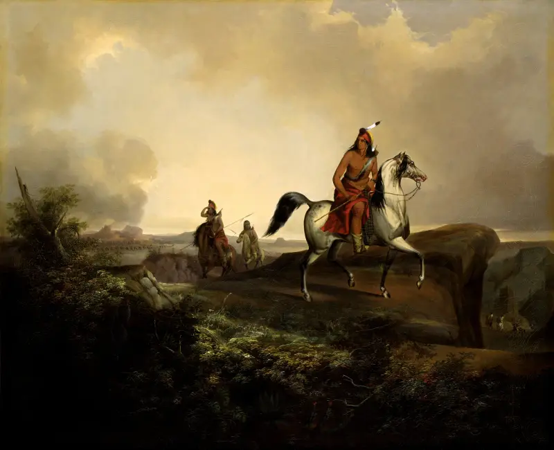 Black Knife, an Apache Warrior av John Mix Stanley