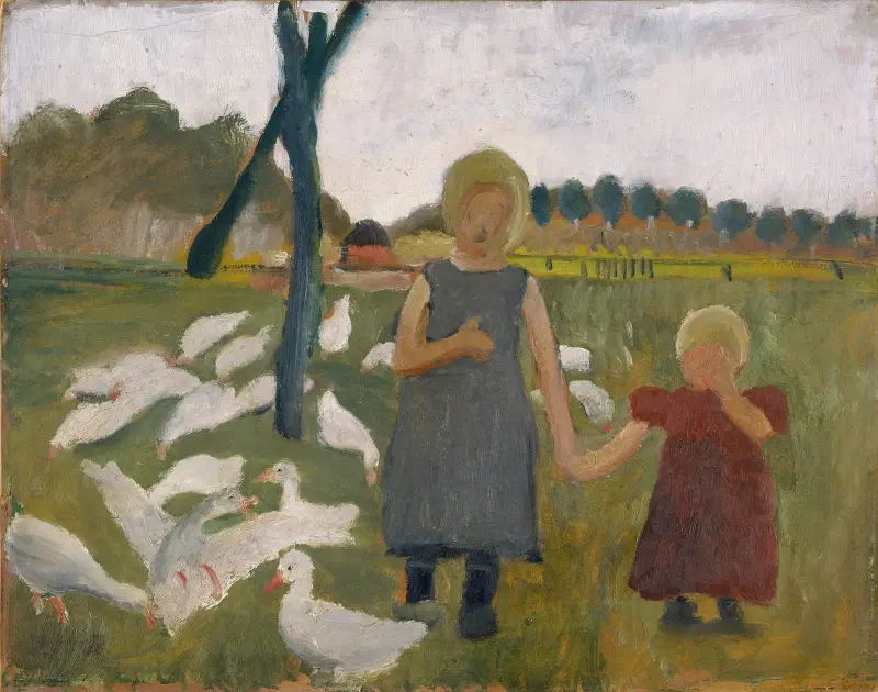 Děti s husami, Paula Modersohn-Becker