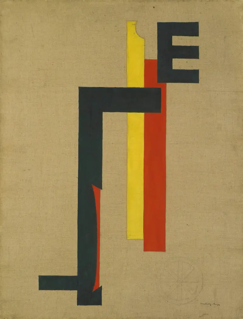 Obraz E (E Picture), László Moholy-Nagy