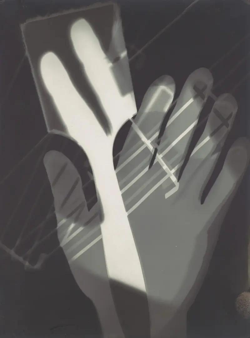 Fotogramm, 1926 av László Moholy-Nagy