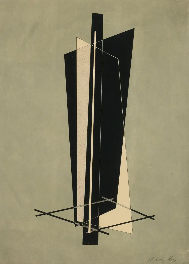 Kestnermappen; Kompozice, 1922 – Nr. 1, László Moholy-Nagy