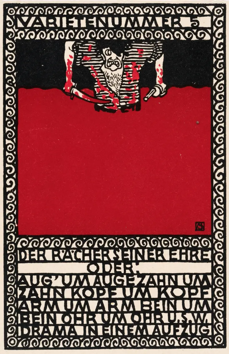 Nr. 87: Varieténummer 5: Der Rächer seiner Ehre. Drama in einem Aufzug von Moriz Jung