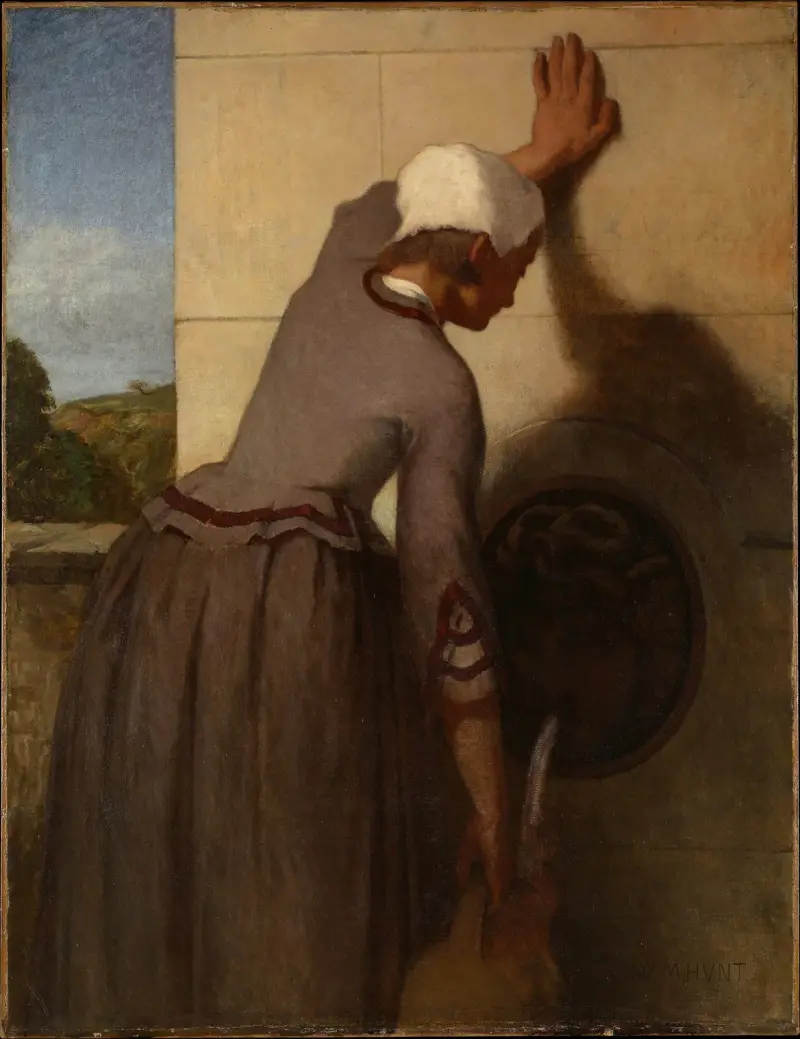 Girl at the Fountain av William Morris Hunt
