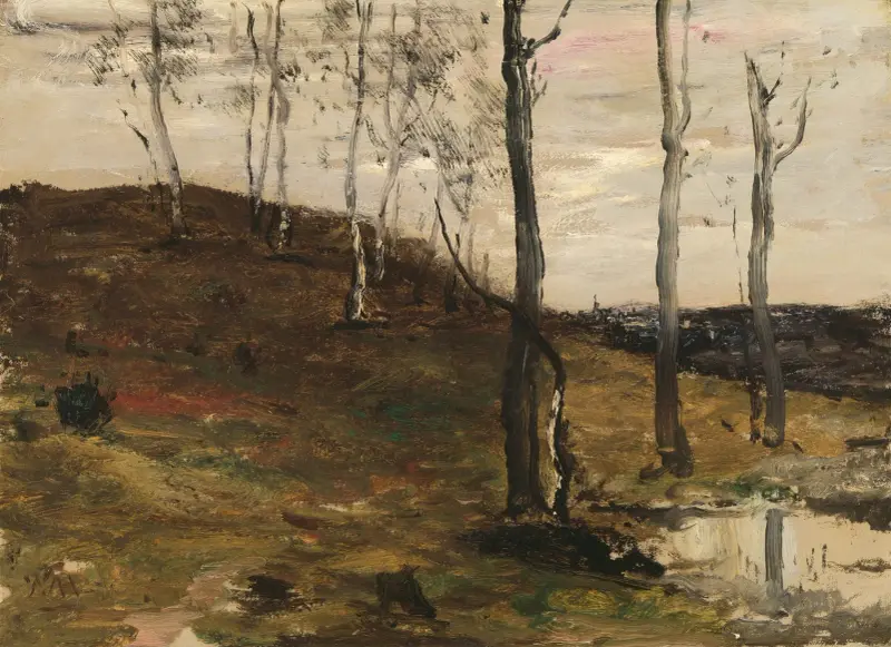 Hang mit Bäumen von William Morris Hunt