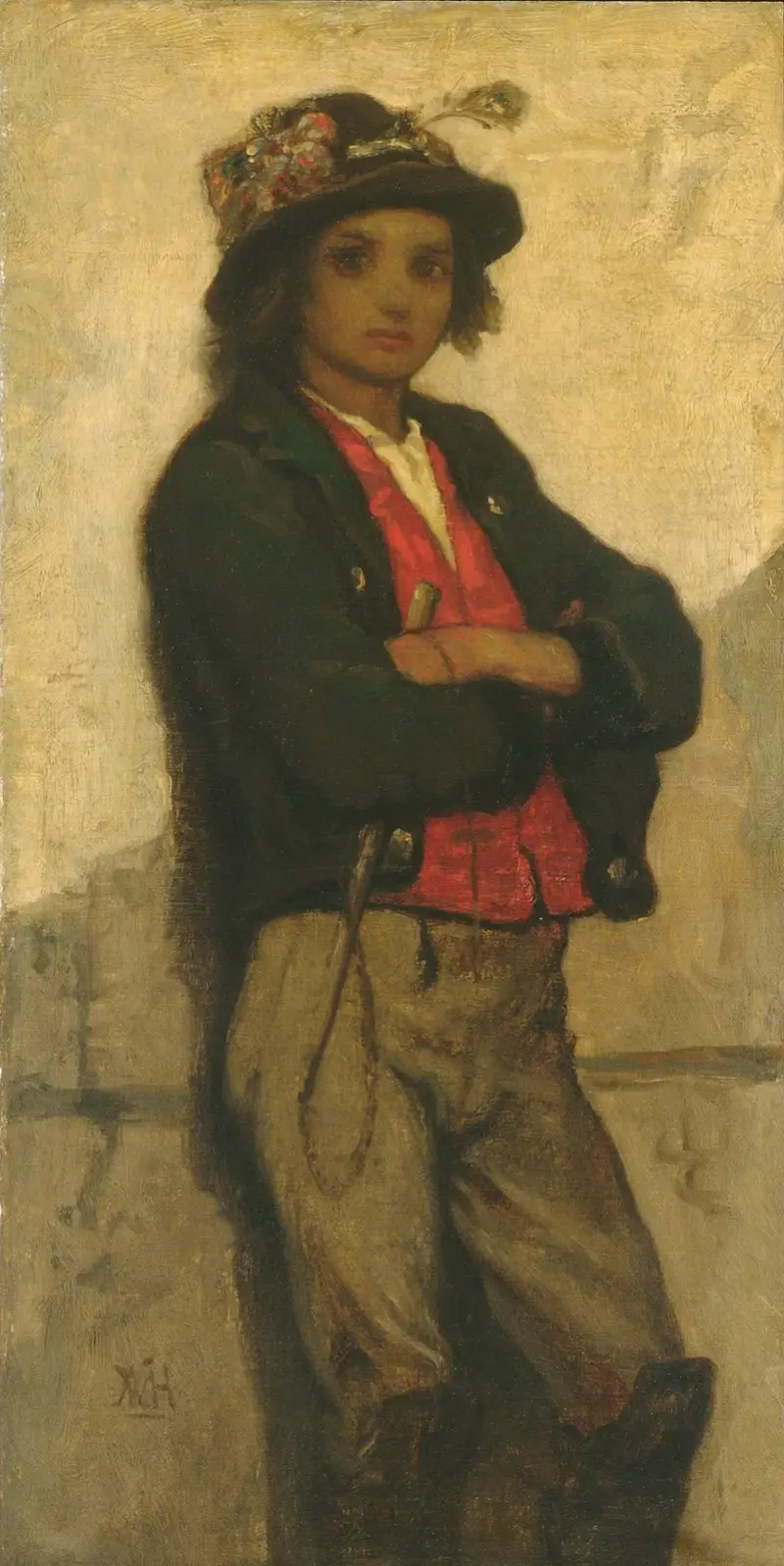 Italský chlapec, William Morris Hunt